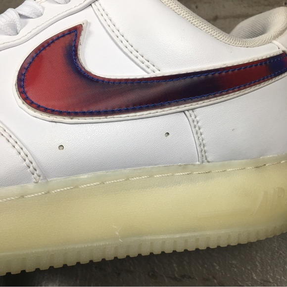 Nike Air Force 1 Low De Lo Mio One Sneakers Shoes Mens 12 Lows BQ8448-100 Forces - Picture 9 of 15